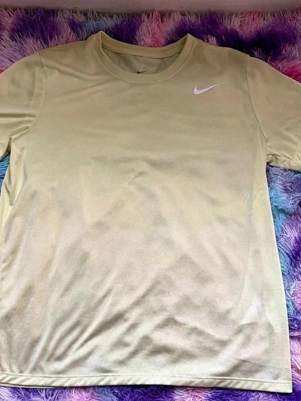 Nike The Nike Tee Dri-FIT Short Sleeve Tee Yellow Medium